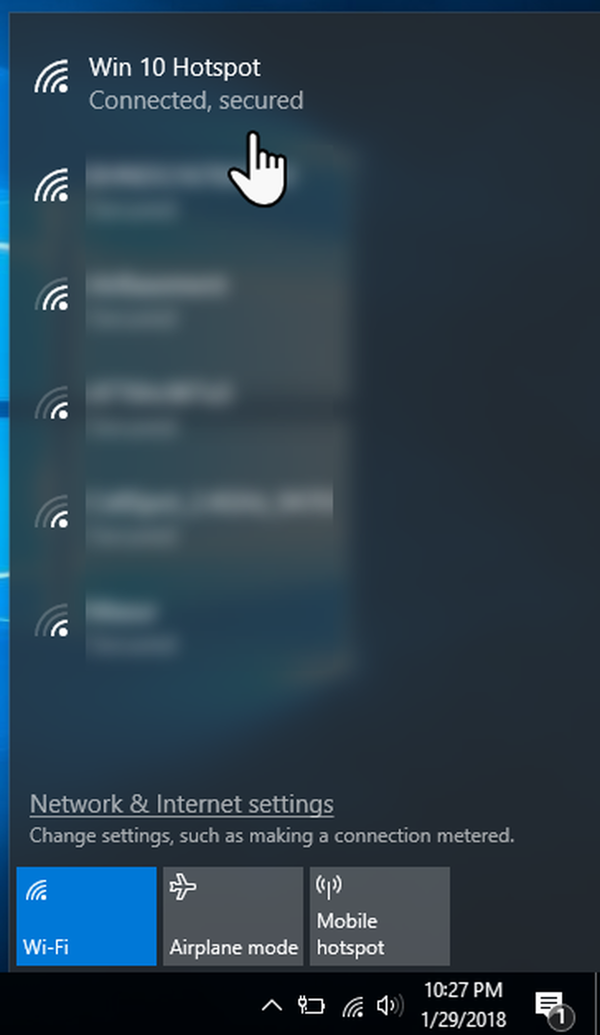 How to download mobile hotspot for windows 10 mac